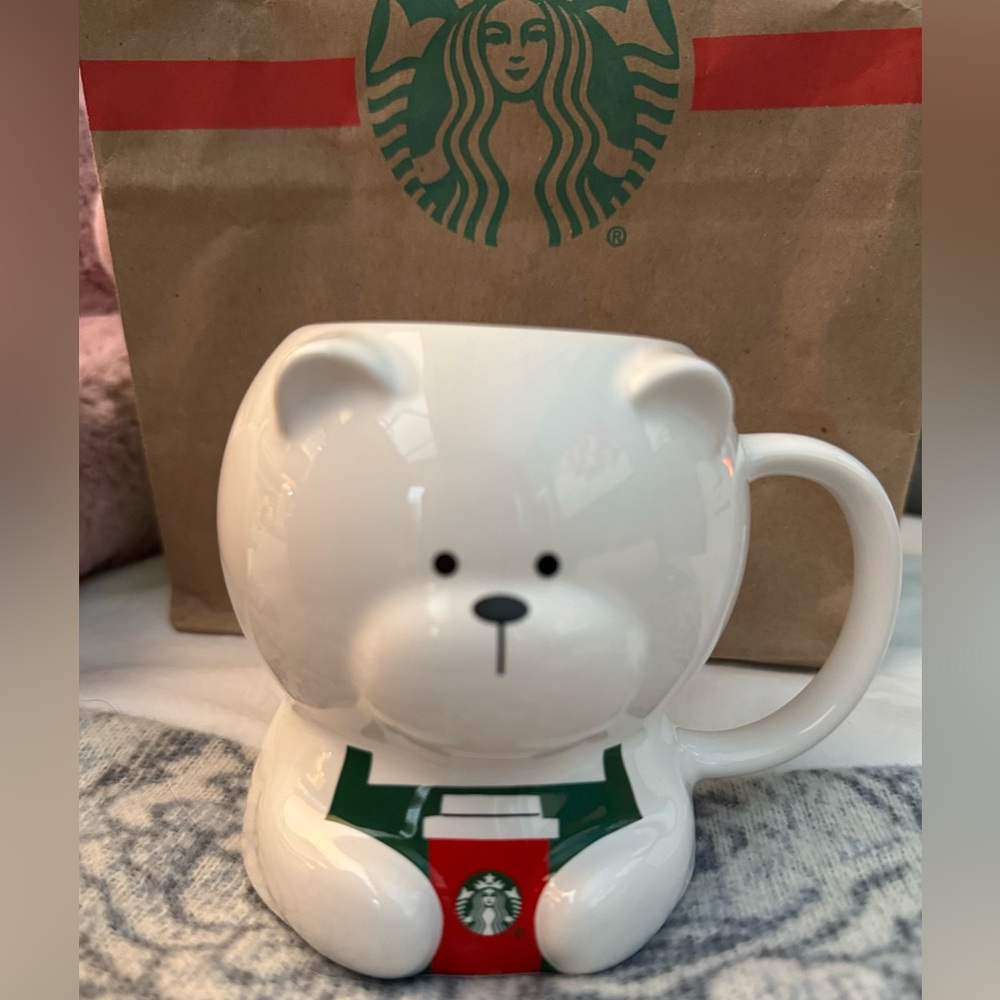 STARBUCKS LIMITED, EDITION, CHRISTMAS BEAR MUG